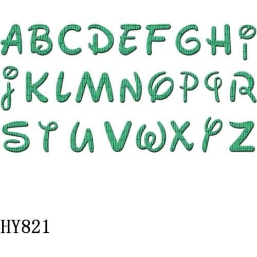 26 Capital Letters cutting dies 2021 new die cut &wooden dies Suitable for common die cutting machines on the market