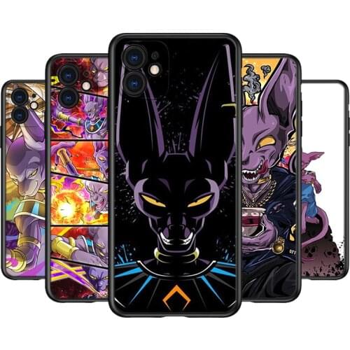 Silicone Cover Anime Beerus Bad For Apple IPhone 12 Mini 11 Pro XS MAX XR X 8 7 6S 6 Plus 5S SE Phone Case