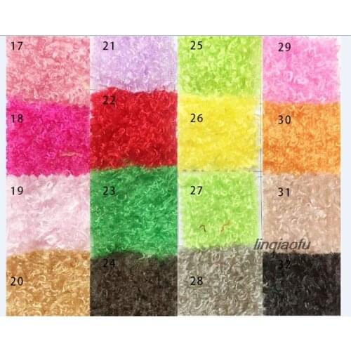 Universal toy sheepskin velvet fabric 15mm curly velvet childrens clothing fabrics home textiles shoes accessories