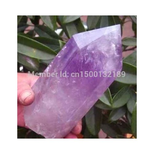 Xd j0032 NATURAL AMETHYST QUARTZ CRYSTAL POINT HealingAA