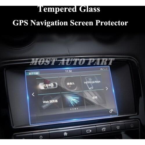 8.0" Tempered Glass GPS Navigation Screen Protector For Jaguar XJ XJL 2010-2016 Car accesories interior Car decoration