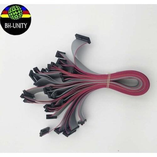 Factory price km512 print head data cable 34pins use for inkjet printer myjet spare part