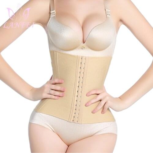 LANFEI Pulling Waist Trainer Girdle Body Shaper Belt for Women Slimming Corset Waist Supports Modeling Strap Brace Top Underwear