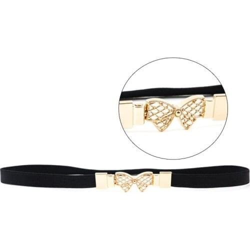 Women Punk Full Metal Mirror skinny Waist Belt 2019 Metallic Gold Plate 3cm Wide Chains Lady ceinture sashes for dresses RT73