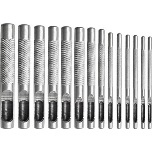 1pc White Leather Punching Tool Leather Punch Leathercraft Hole Craft Hollow Puncher Belt Punch 1mm-25mm can choose