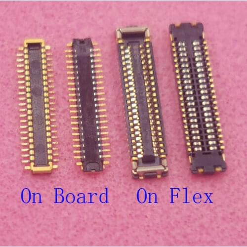 2pcs Lcd Display Screen Flex FPC Connector For Samsung Galaxy A320 A3 A5 A7 2017 A320F A520 A520F A720 A720F Plug On Board 40pin