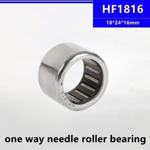 20pcs/100pcs HF1816 18*24*16mm One Way Single Cluth Needle Roller Bearing 18x24x16mm