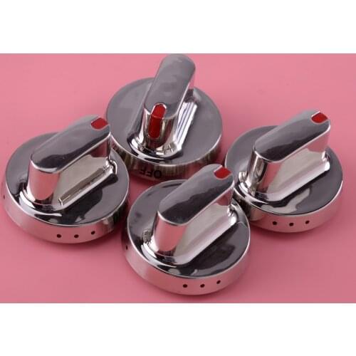 4pcs Metal Heavy Duty Cooktop Oven Stove Knob Switch Rotary Cooking Replacement Fit For Samsung Range DG64-00347A DG64-00347B