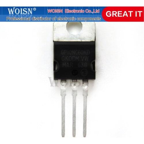 5PCS STGP10NC60KD 10A600V IGBT GP10NC60KD original authentic In Stock