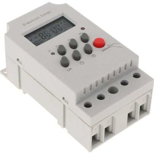 7 Days 24H Programmable LCD Digital Relay Timer Switch Mini Time Relay AC/DC 12V