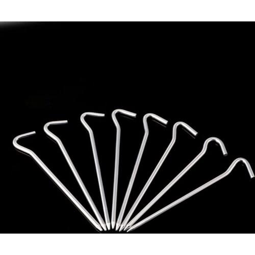 8pcs Outdoor Picnic Camping Fishing Canopy Tent Pegs Stakes Nails Ground Pin
