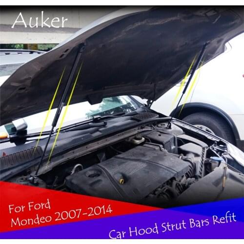 Car Bonnet Hood Support Hydraulic Rod Strut Bars Lift Spring Shock Bracket Car-styling For Ford Mondeo 2007-2015
