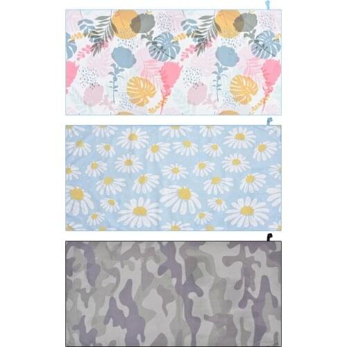 Pool Lounge Chaise Towel Cover Beach Chair Cover With Side Pocket Portable Elastic Bandage Quick-drying Bath Towels For Surfing