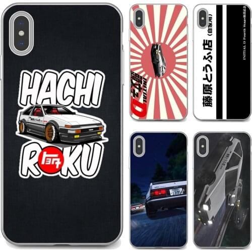 For Huawei Mate 20 30 40 7 8 9 10 Lite Pro P Smart 2018 2019 Plus G7 G8 Initial-D-AE86-Trueno-Janpan-Pattern Case Cover