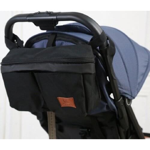 Miracle Baby Stroller Organizer Bag Maternity Nappy Toy Bottle Bags Stroller Cart Travel Bag Infant Baby Diaper Bag Black Grey