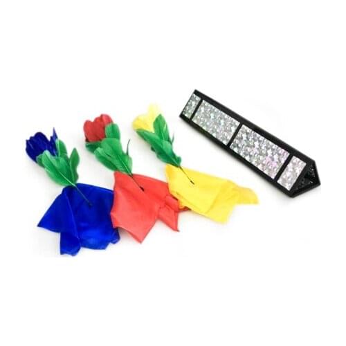 Flower Triangle Flower From Tube Magic Tricks Magic Props Stage Gimmick Comedy