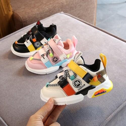 Kids Shoes Children Girls Sneakers Shoes for Baby Toddler Sneakers Casual Shoes Fashion Breathable Boys Sports Shoes HK12N100