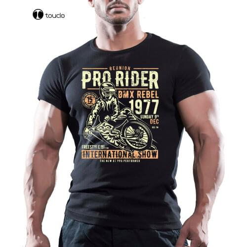 International Pro Bmx Rider - Black MenS T-Shirt Bike Bycicle Trial Mountain