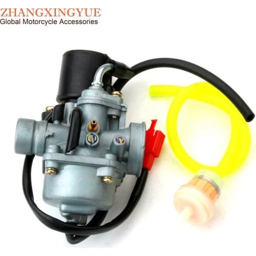 19mm Carburetor Moped Carb for Keeway 50 Arn Easy F-ACT Flash Focus Goccia Hacker Hurricane Matrix SP RY6 RY8 Pixel 50cc 2T