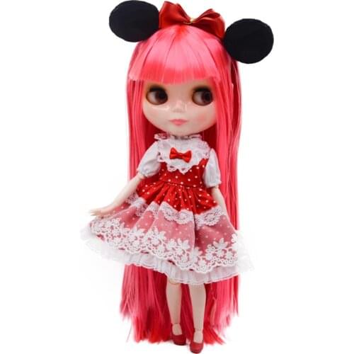 Neo Blyth Doll NBL Customized Shiny Face,1/6 BJD Ball Jointed Doll Ob24 Doll Blyth for Girl, Toys for Children HNBL21