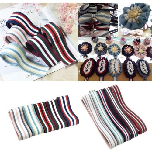 5 Rolls Stripe Pattern Lace Ribbon Deco Ribbon Decorative Ribbon Lace Fabric Lace Border