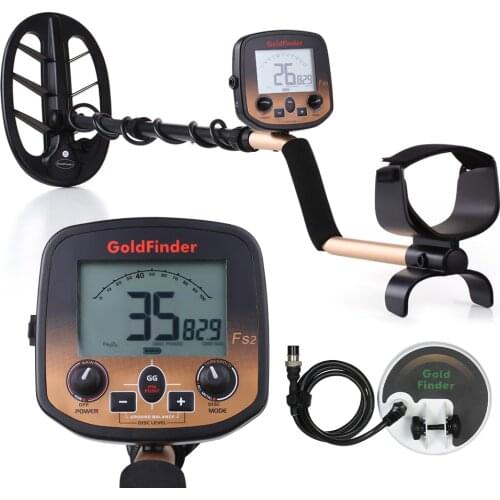 LCD Display Metal Detector Pinpointer Metal Finder Treasure Finder Adjustable Metal Detector with 5 Inch+11 Inch Search Coil