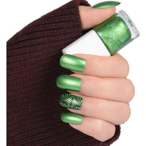 MiFanXi 6ml Nail Stamping Polish Colorful Nail Art Stamp Plate Printing Polish Candy Colorss Varnish Varnish Stamp Polish DIY