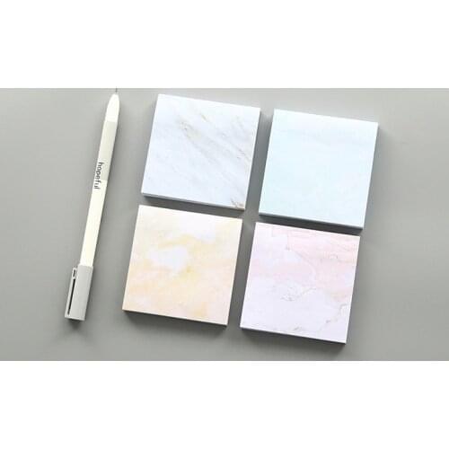 Marble stone texture Memo Pad Sticky Notes memo boards Planner Stickers sticky Bookmark office School Supplies papelaria