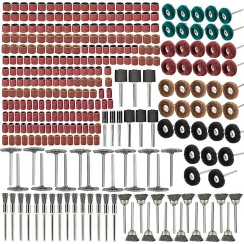 423Pcs Sanding Drum Set Polishing Tools Grit 80 120 320 Sanding Bands Mini Polishing Brush Abrasive Tools