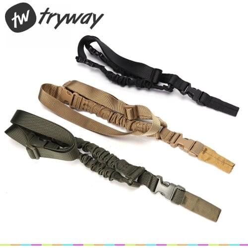 2018 New military USA One Single Point rope Rifle profession hunting Sling Strap high quality gun Bungee Rifle Sling Strap