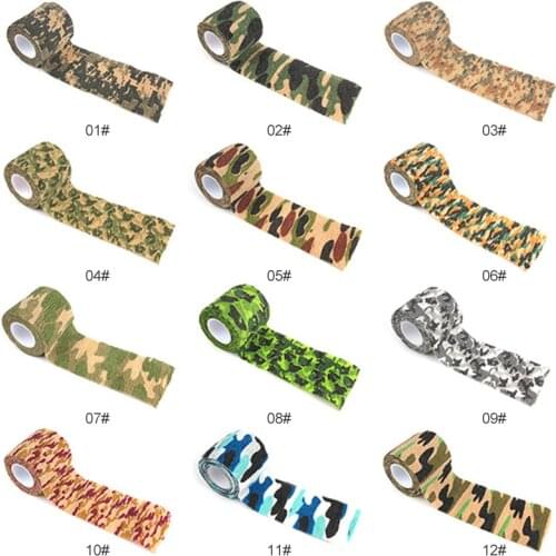 Hunting Camouflage Outdoor Camouflage Tape Cycling Stickers Tape Camo Gun Hunting Waterproof Camping Blind Wrap Durable HOT