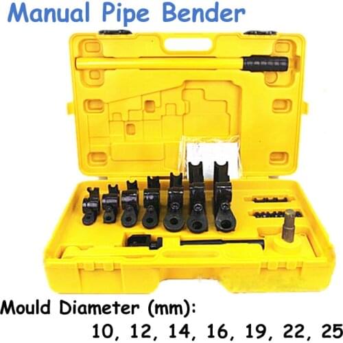 Manual Pipe Bender Hand tube "U" bending tools, iron/steel/copper/aluminum tube bender