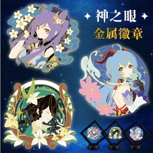 Cute Anime Kimetsu No Yaiba Metal Brooch Double Butterfly buckle Pin Clothes Badge Kids Backpack Icon Brooches for Men Women New