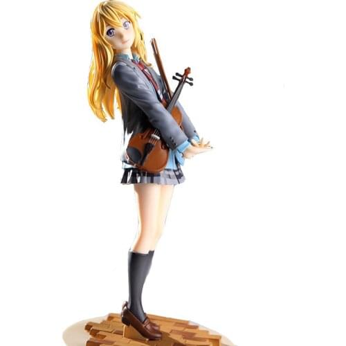 Japanese Anime Your Lie in April Miyazono Kawori PVC Action Figure Model Collectible Toy Doll Gifts