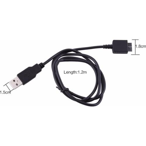 100pcs.USB2.0 Sync Data Charger Cable 120mm Cable For NWZ-A864 A865 A866 S754F S764 Walkman MP3 Player For So ny A S X Series