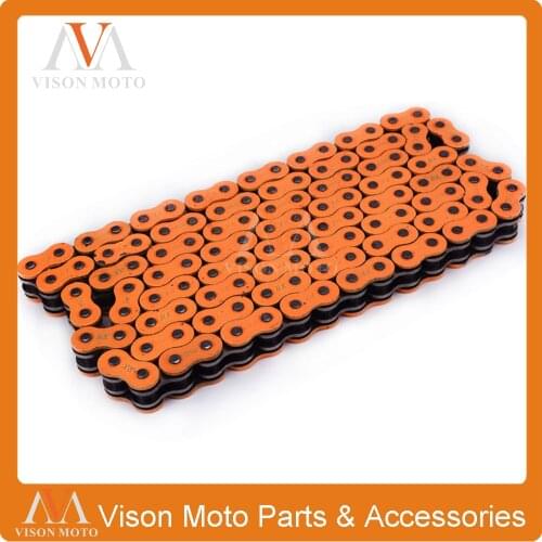 520 X Ring Seal Chain 120 Link For KTM EXC EXCF XC XCF XCW XCFW MX SX SXF SXS SMR 125 150 200 250 300 350 400 450 500 505 525