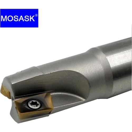 MOSASK AHU Machine Tools Adapter Blade JDMT Inserts AHU10RC20-20-120-2T CNC Right Angle Shoulder Milling Cutter