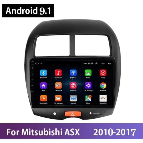 2 din Android 9.0 Car Radio Multimedia Video Player GPS DVD for Mitsubishi ASX 2010 2011 2012 2013 2014 2015 2016 2017 carplay