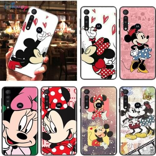 Mickey Mouse Animation For Motorola Edge G Stylus ONE Fusion Marco Hyper G9 G8 E7 E6 Plus PLAY Power Lite Phone Case