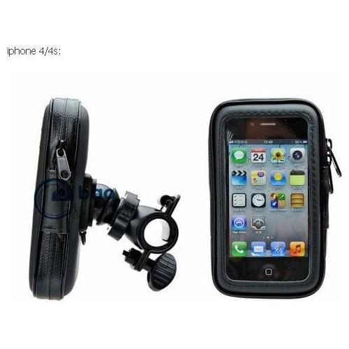50pcs Motorbike Bicycle Waterproof 360° Bike Phone Mount Case Holder All Mobile phones for iPhone Xs Xr X 8 7 Samsung S9 S8 S7 S