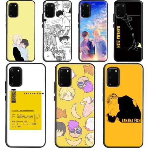 Banana Fish Case For Samsung Galaxy S21 S20 Plus Note 20 Ultra 10 9 S8 S9 S10 Plus S20 FE Back Cover