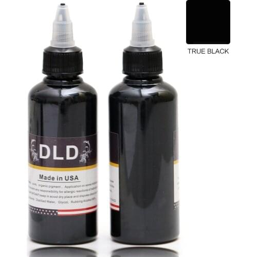 1 Bottle 3oz Black Tattoo Ink Pigment Set Kits Body Arts 90ml Black Professional Beauty Permanent Makeup Paints Accesories