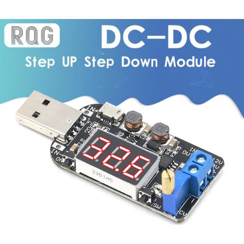 DC-DC CVCC 15W 5V to 1V 9V 12V 24V Adjustable Step UP step Down Power Supply Module Boost Buck Voltage regulator Converter