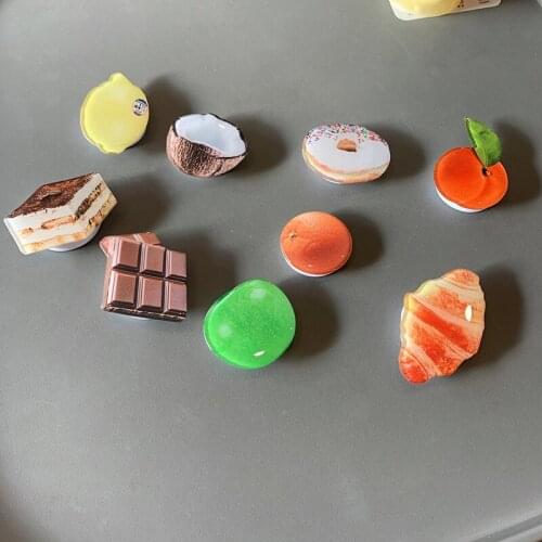Smartphone Griptok Phone Grip Tok Ring Holder For iPhone Samsung Accessories Cake Donut Biscuit Plant Food Phone Stand Bracket