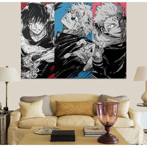 Jujutsu Kaisen Toji Fushiguro Gojo Satoru Yuji Itadori Sukuna Canvas Painting Wall Art Posters Prints Decoration Home Decor