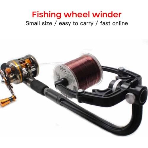 Fishing Reel Line Winder Spool Line Bobbin Cable Winder Spooler Spinning/Baitcast Reel Spooler Machine Fishing Tools Accessories