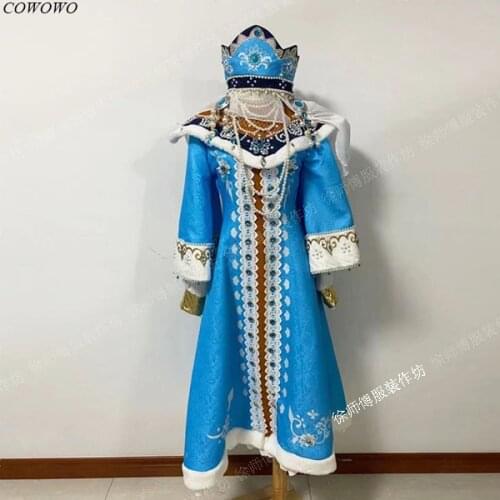 [Customized] Anime! Identity V Sophia Mayeli Pliny Game Gold Skin Elegant Gorgeous Uniform Cosplay Costume Halloween Suit NEW