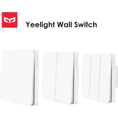 Youpin Yeelight Slisaon Switch Wall Switch Open Dual Control Switch 2 Modes flex Switch Over Intelligent Lamp Light Switch