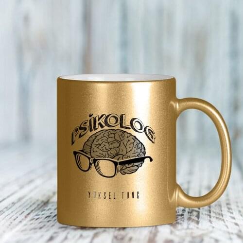 Personalized Occupational Psychologist Gilded Mug Cup-1