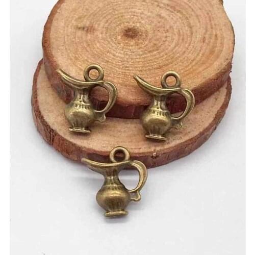 Fashion 22 pcs alloy kettle teapot charms fit DIY hand made necklace earring bracelet charms Jewelry Making accessories